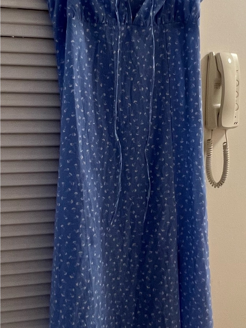 Monki Blue Floral Dress
